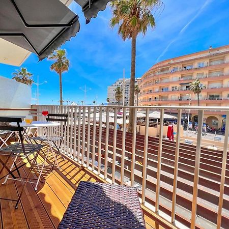 Appartement Vue Mer Parking Prive Place Med Canet-en-Roussillon Exterior foto